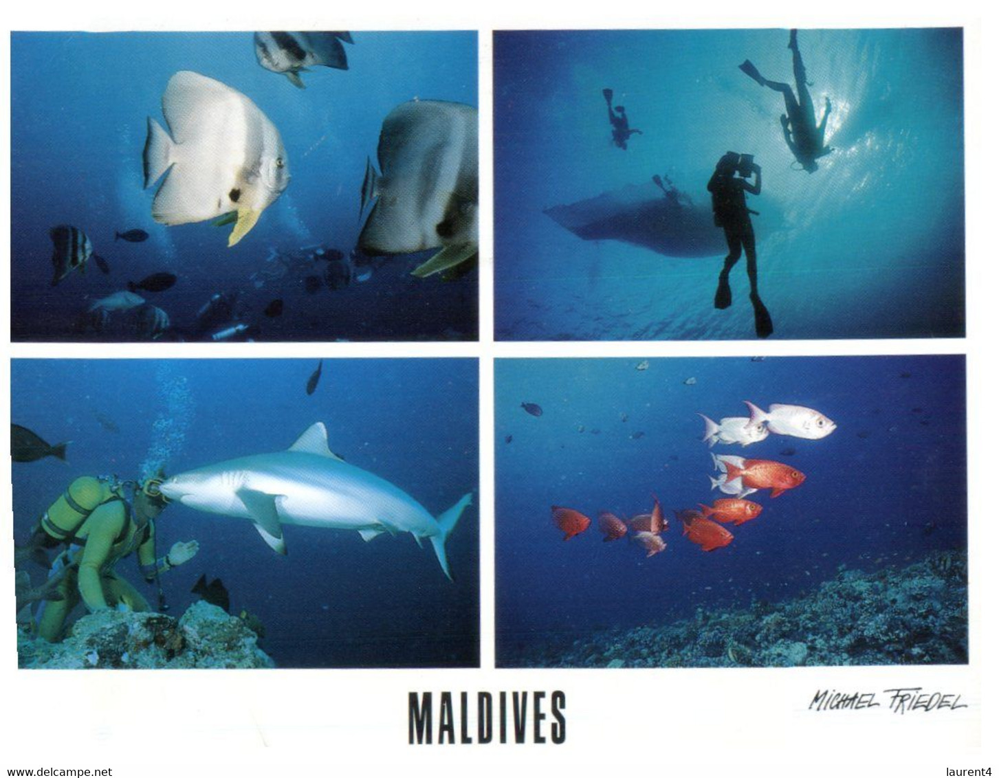 (JJ 34) Maldives Posted To Australia -  4 Views (with UNICEF Stamp) - Maldives