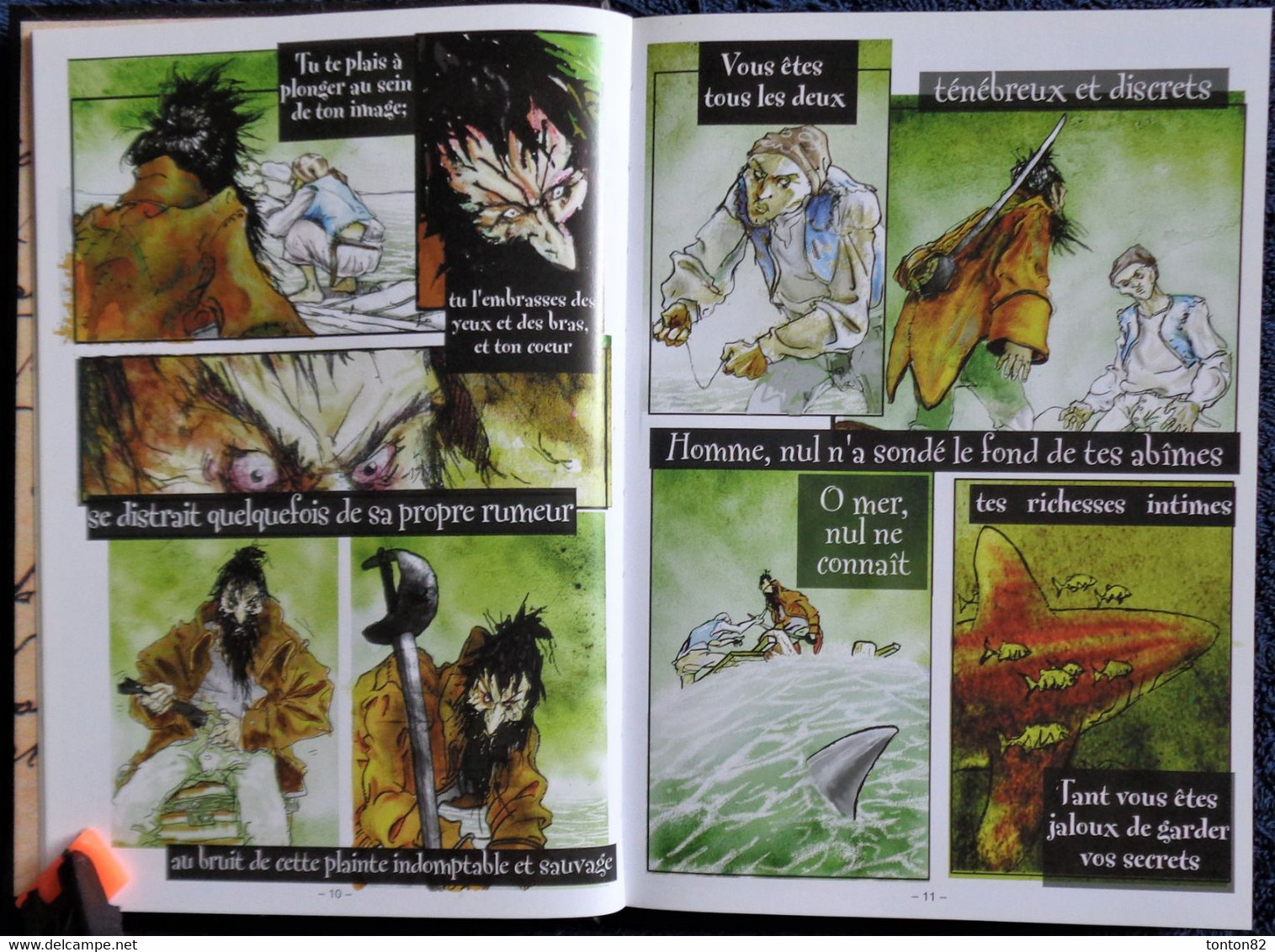 Poèmes de BAUDELAIRE en Bandes Dessinées - Éditions Petit à Petit - (  2002 ) .