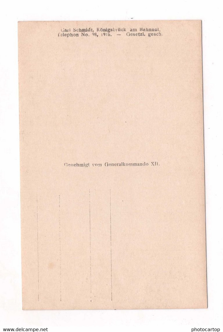 KÖNIGSBRÜCK-SERBEN Gefangenenlager-Prisonniers SERBES-CARTE PHOTO Allemande-Guerre 14-18-1 WK-Militaria- - Koenigsbrueck