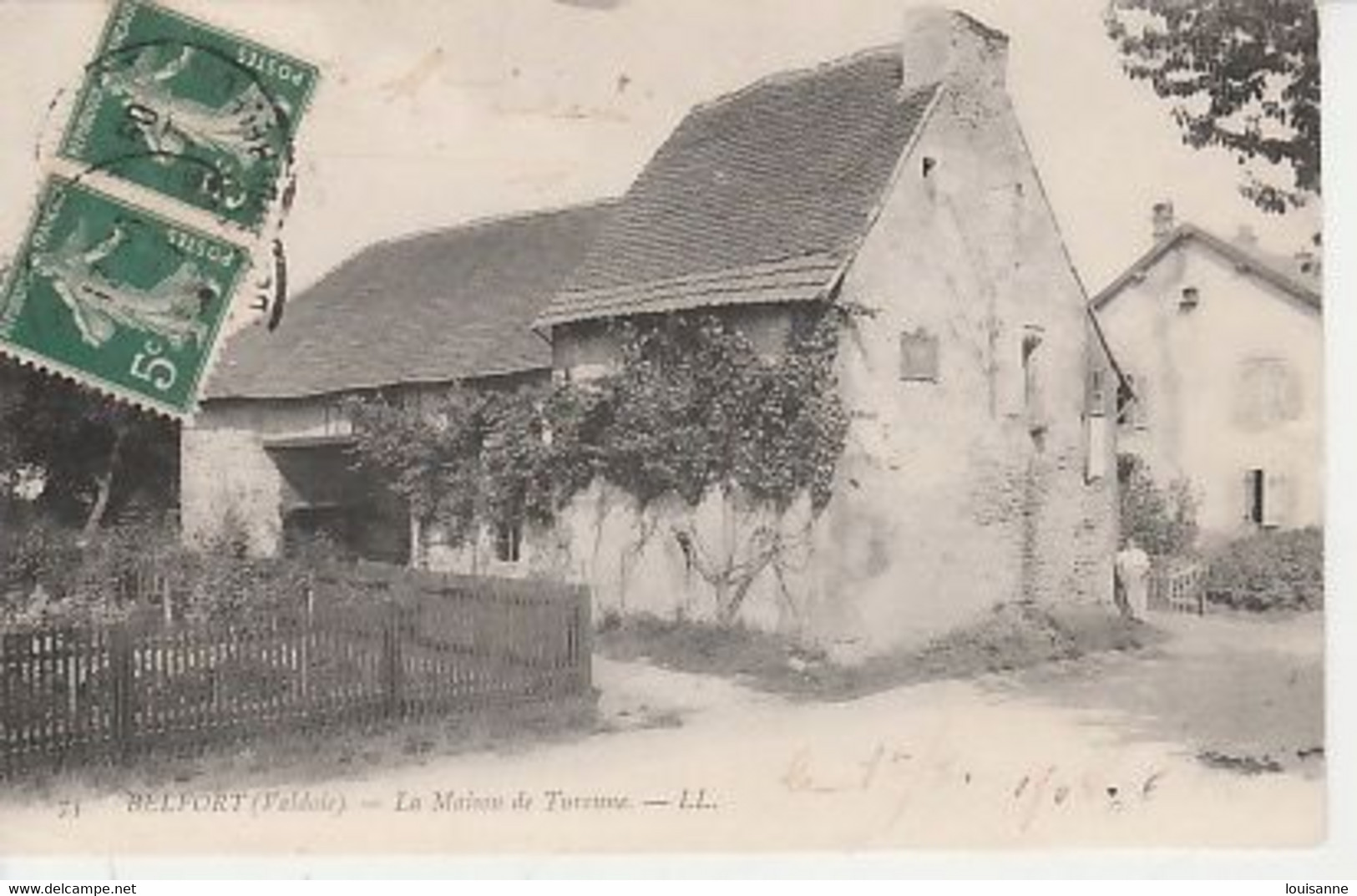 VALDOIE  ( PRÈS  BELFORT  )  LA  MAISON  DE  TURENNE   - C P A  ( 21  / 3 / 43  ) - Valdoie