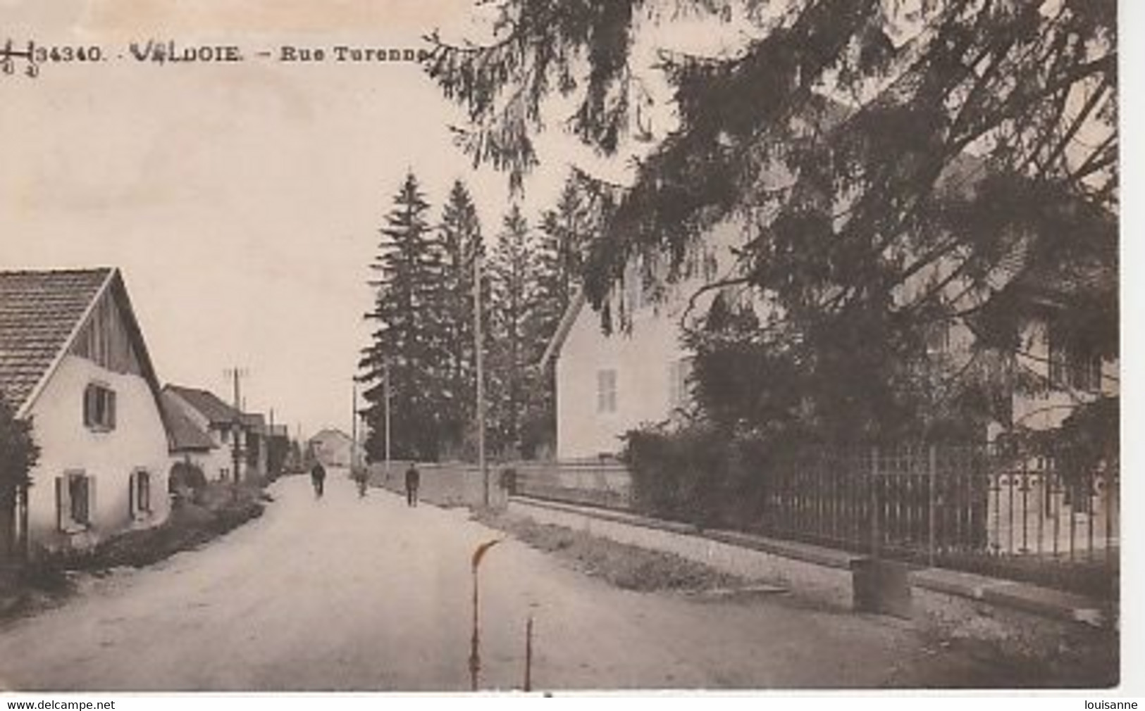 VALDOIE  ( 90 )  RUE  TURENNE   -  C P A    ( 21 / 3  / 44  ) - Valdoie