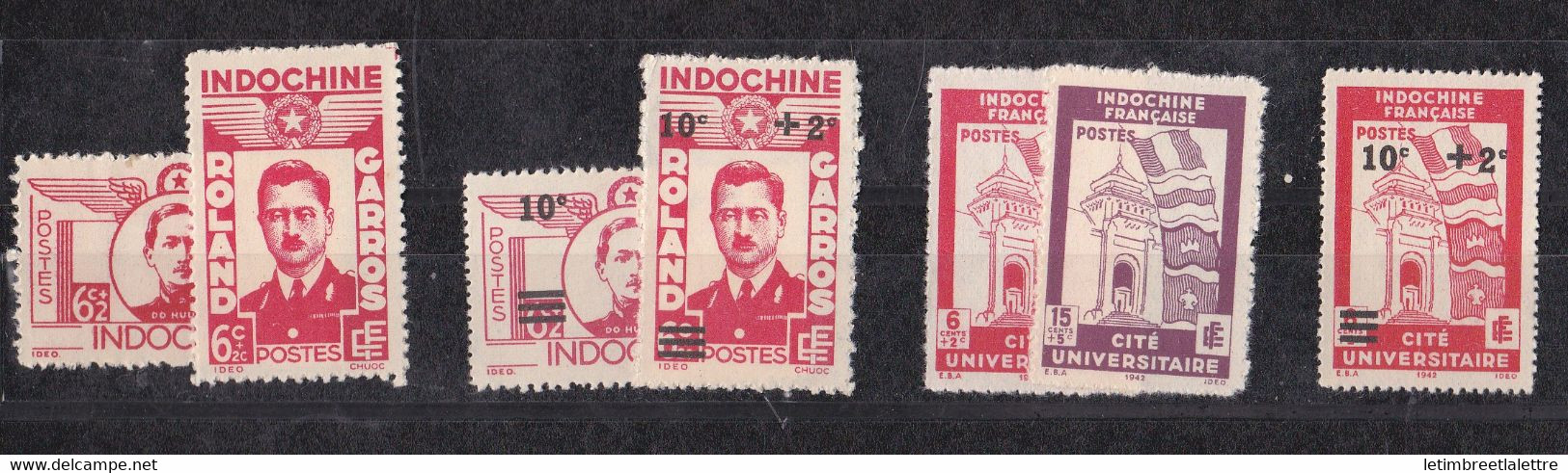 ⭐  Indochine N° Y.T N° 274 à 280**, Neuf Sans Charnière 1943/1944⭐ - Unused Stamps
