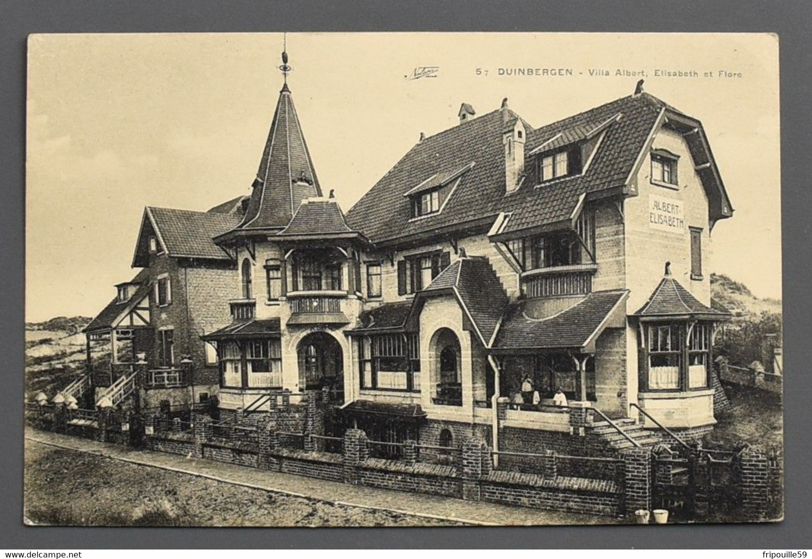 Duinbergen - 5 - Villas Albert, Elisabeth Et Flore - Nelson - Ed. Weber, Knocke - Vers 1910-1920 - - Knokke