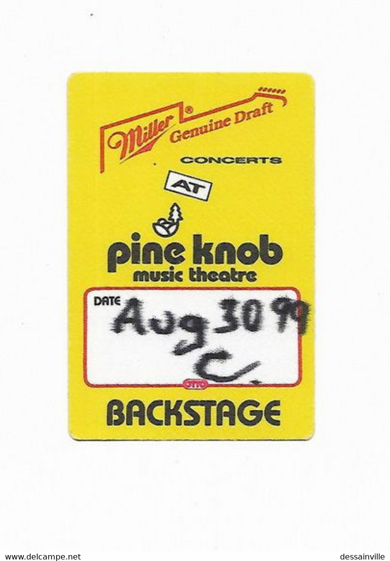 PASS BACKSTAGE 1999 - The CRANBERRIES TOUR BURY THE HATCHET - CONCERTS PINE KNOB MICHIGAN USA - Tickets De Concerts