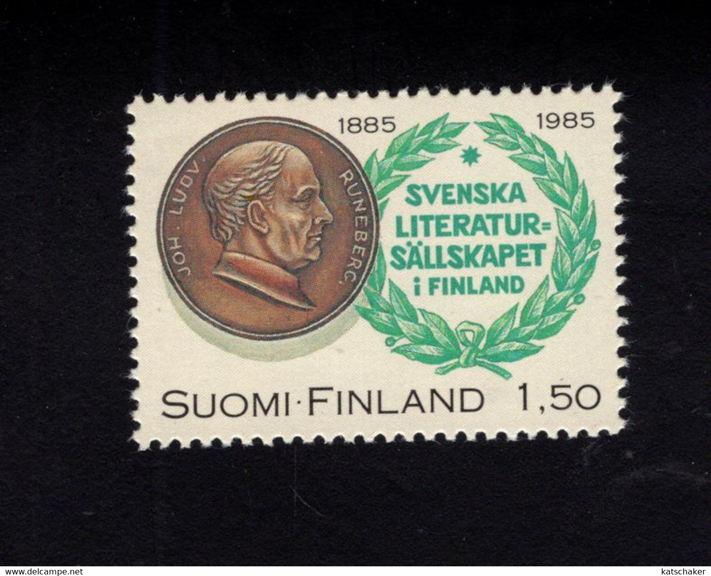 1213953816  1985 SCOTT 701 (XX)  POSTFRIS  MINT NEVER HINGED EINWANDFREI -  100TH ANNIV OF SOCIETY OF SWEDISH LITERATURE - Nuevos