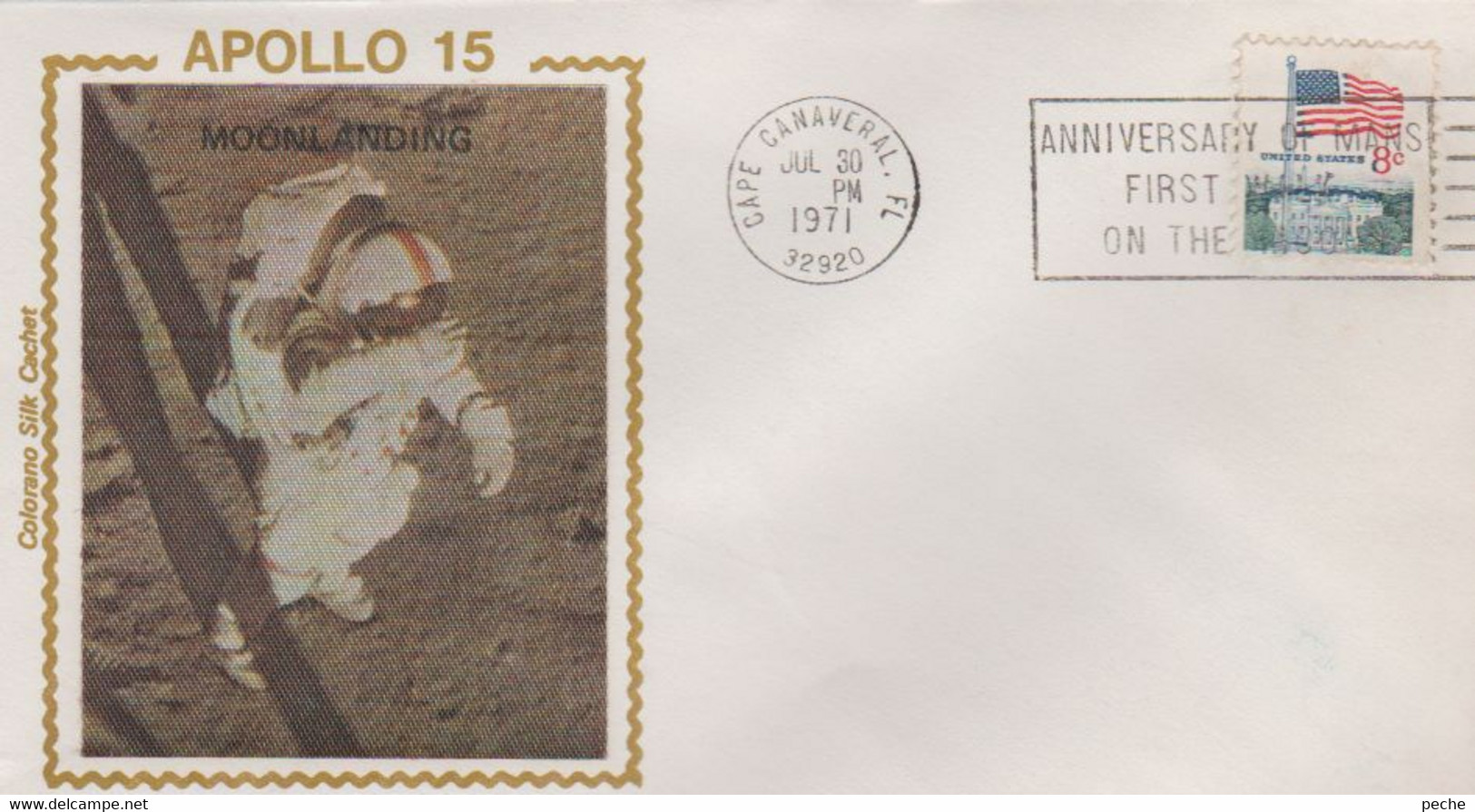 N°1317 N -lettre (cover) -Apollo 15 - 1972- - Stati Uniti