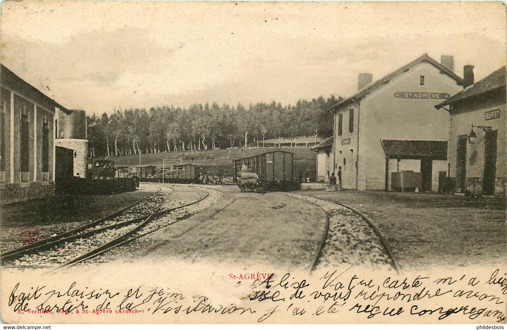 ARDECHE  SAINT AGREVE   La Gare - Saint Agrève