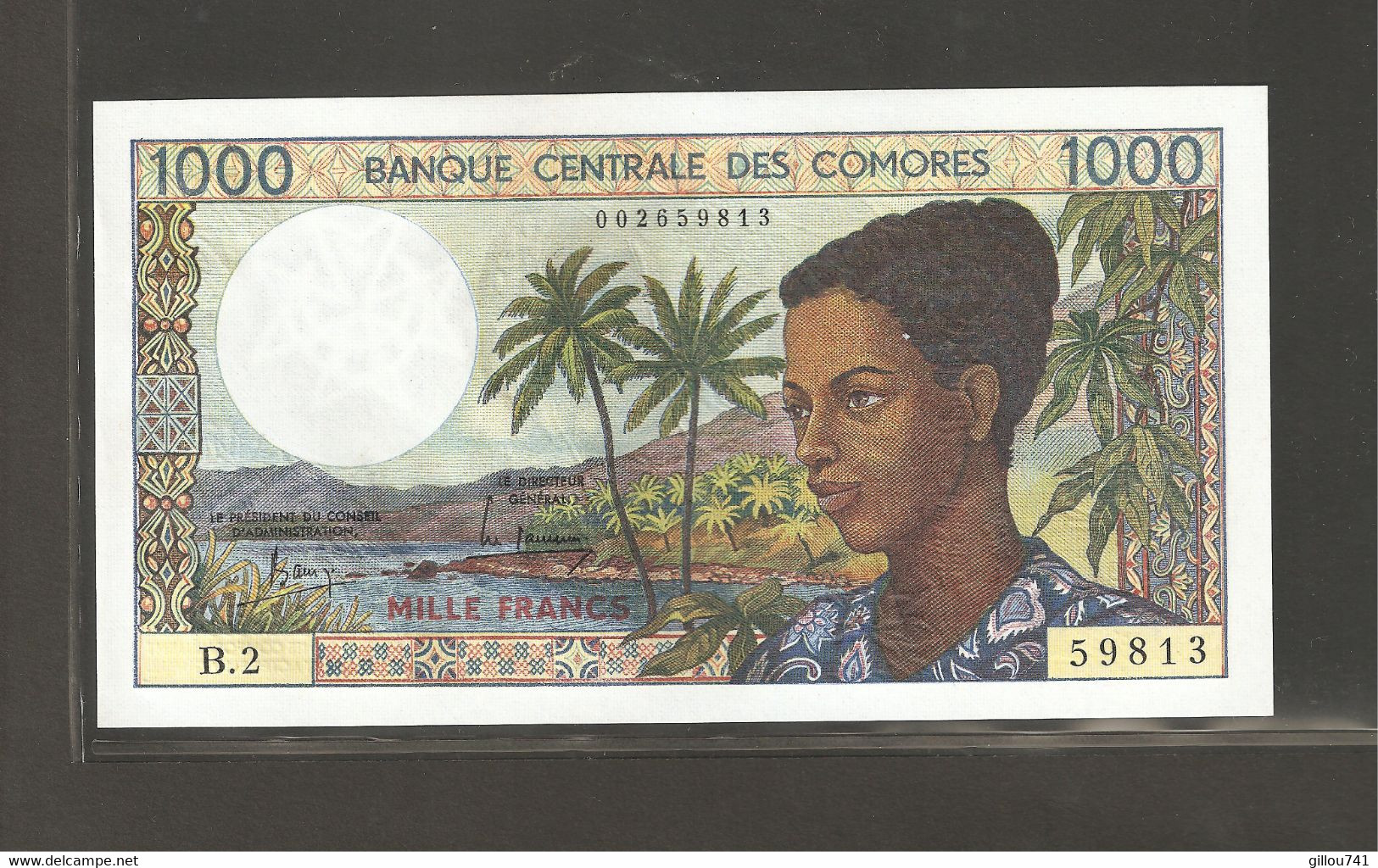 Comores, 1,000 Francs, 1976 ND Issue - Comores