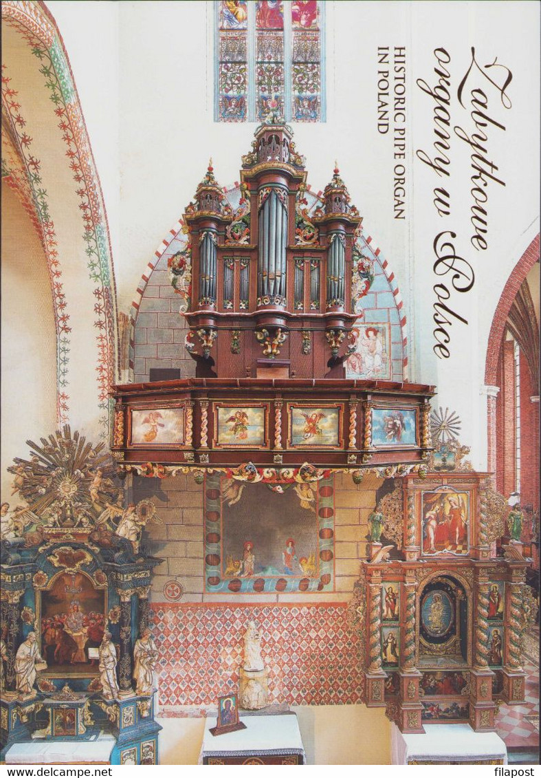 POLAND 2019 Booklet History Pipe Organ In Poland, Baroque Organ, Cathedral Basilica, Torun, Low Number Block MNH** FV - Cuadernillos