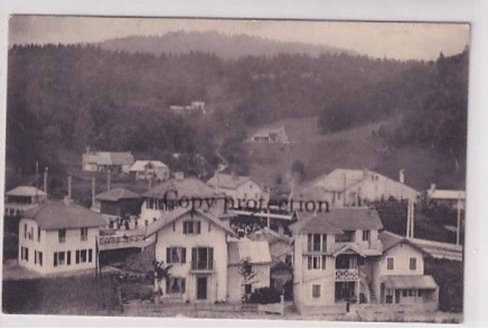 St. Cergues - La Gare - Oblit. Poste Ambulante Nyon-St.Cergues - 1918         (P-305-01002) - Nyon