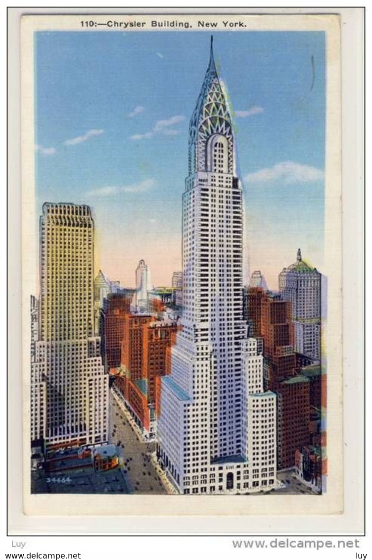 NEW YORK CITY - Chrysler Building    1937 , Canc. In Flushing, N.Y. - Chrysler Building