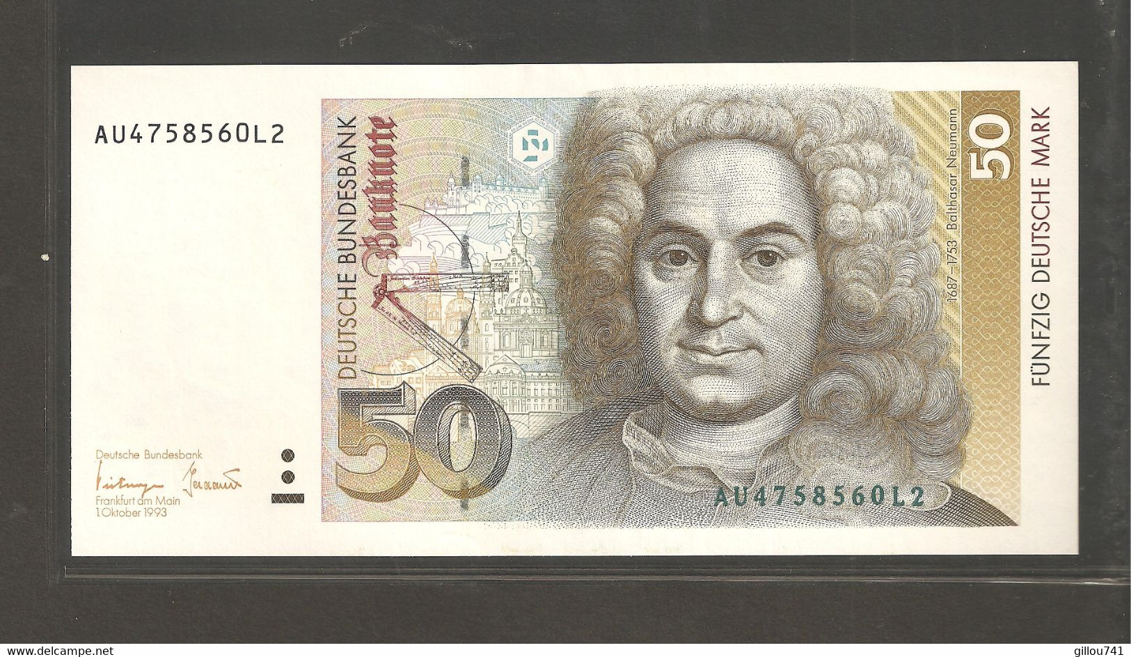 Allemagne, République Fédérale, 50 Deutsche Mark, 1989-1999 Issue - Autres & Non Classés
