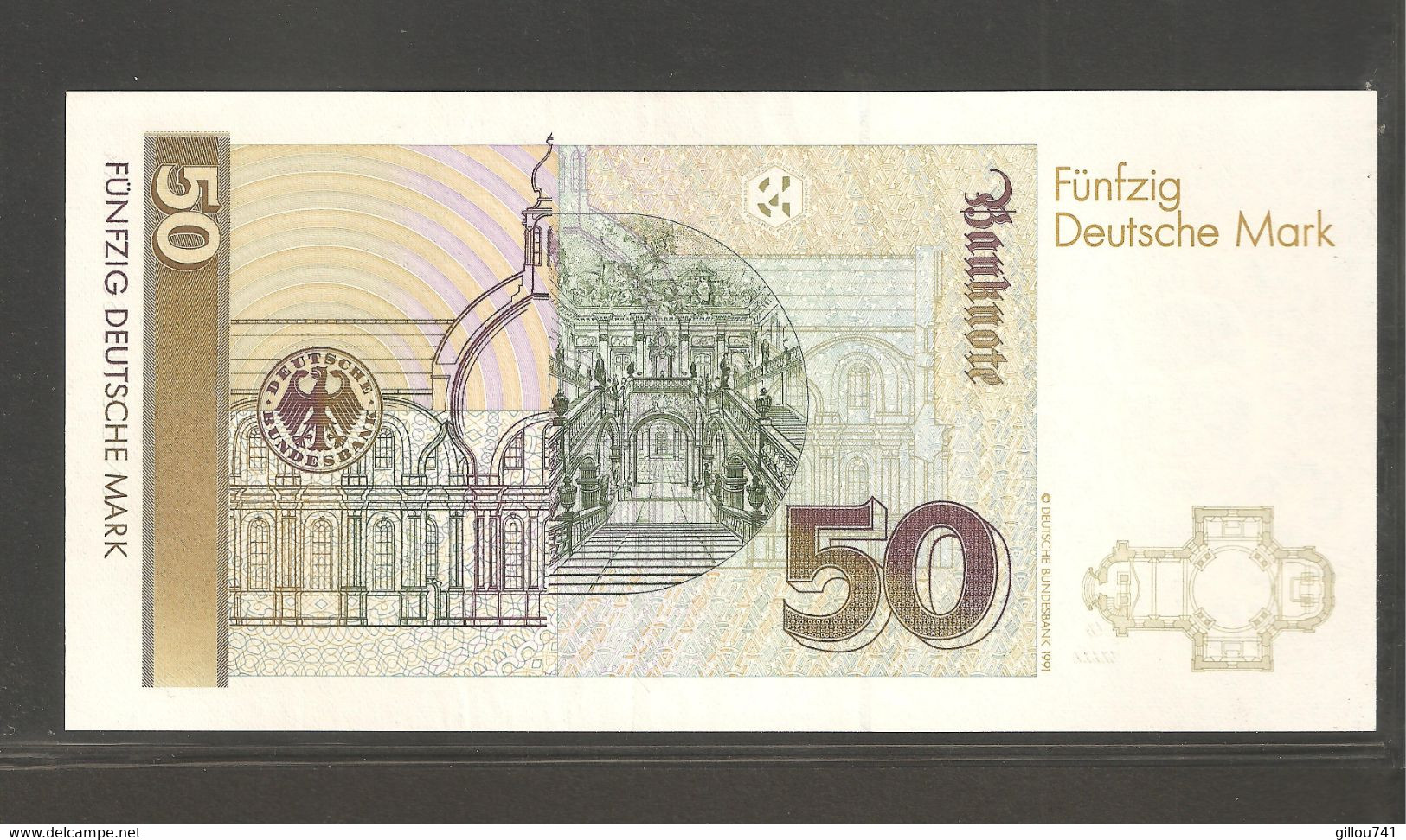 Allemagne, République Fédérale, 50 Deutsche Mark, 1989-1999 Issue - Other & Unclassified