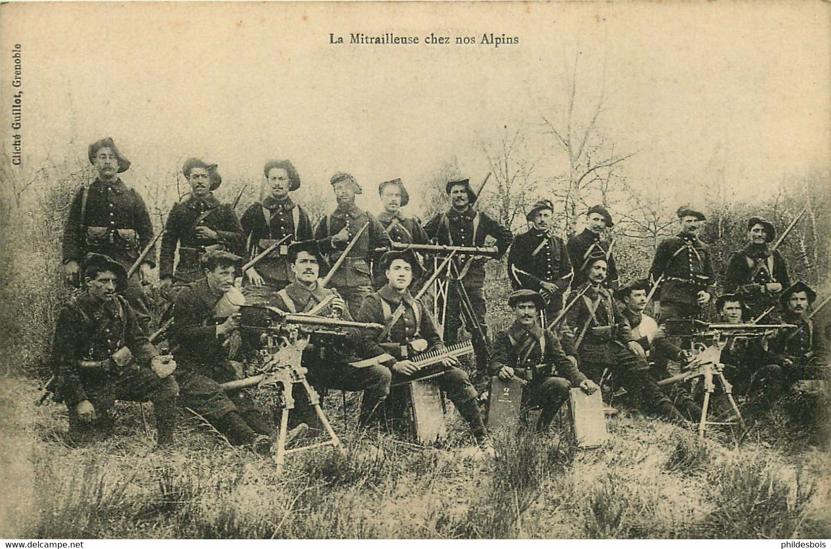 MILITARIA   La Mitrailleuse Chez Nos Alpins - Matériel