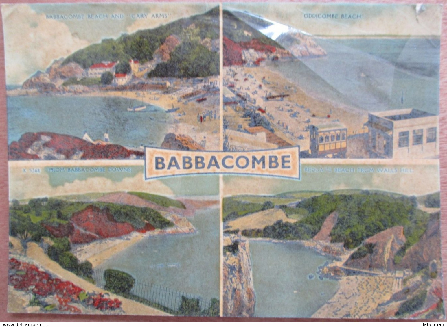 ENGLAND BRITAIN UK UNITED KINGDOM BABBACOMBE BRISTOL POSTCARD ANSICHTSKARTE PICTURE CARTOLINA PHOTO CARD - Herm