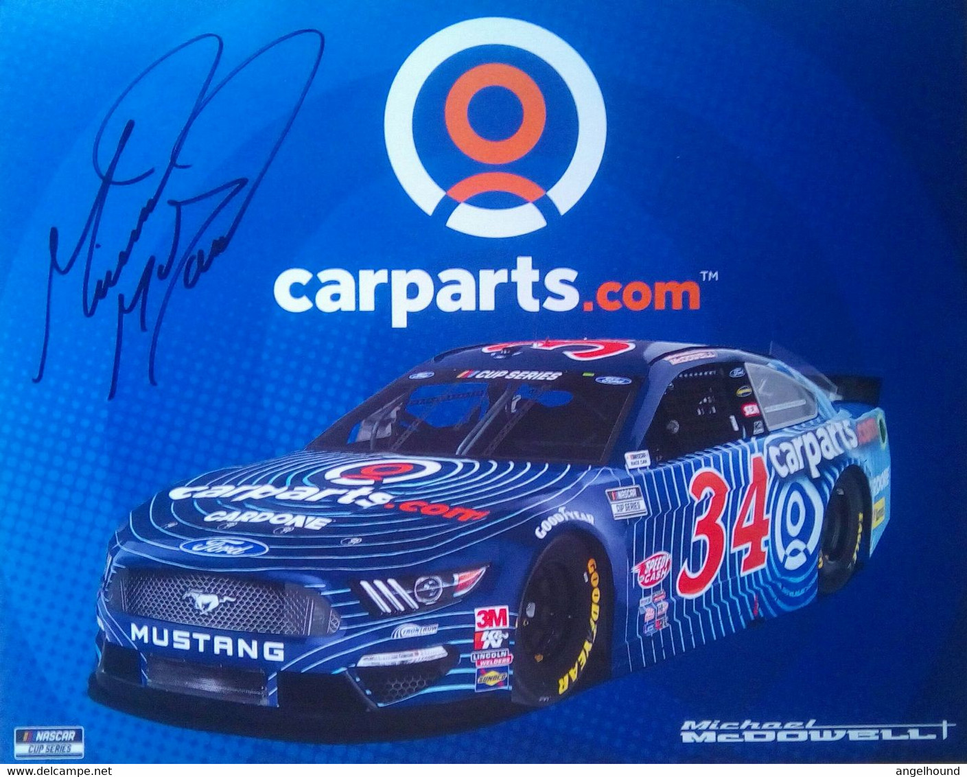 Michael McDowell ( American Nascar Driver ) - Autogramme