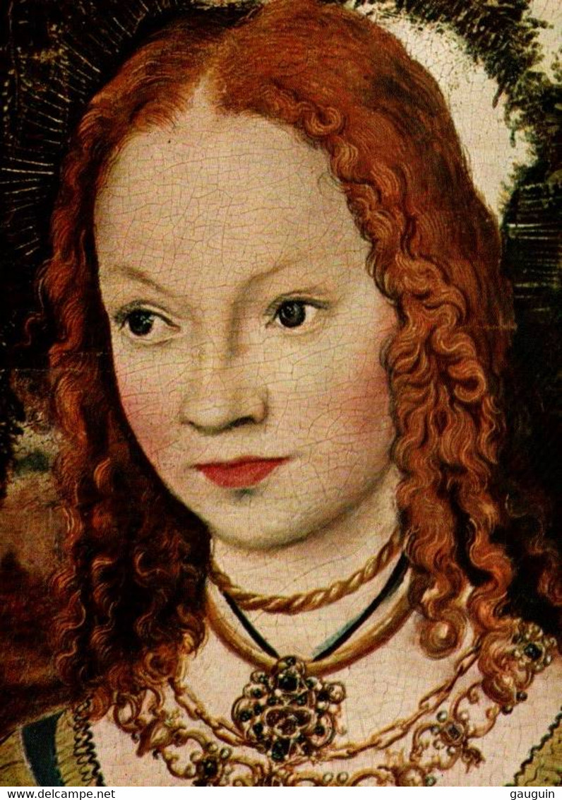 CPM - Lucas CRANACH - "Detail Of St Katherine's Altar" … -Edition Allemande - Malerei & Gemälde