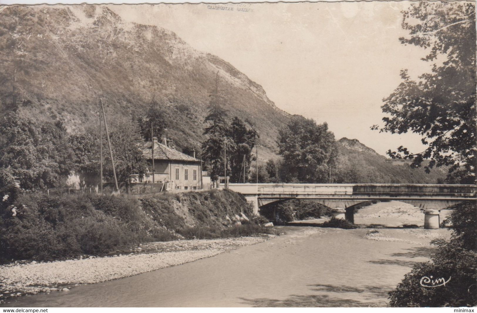 Carte Photo - Vif - Le Pont Sur La Gresse - 1957 - Vif