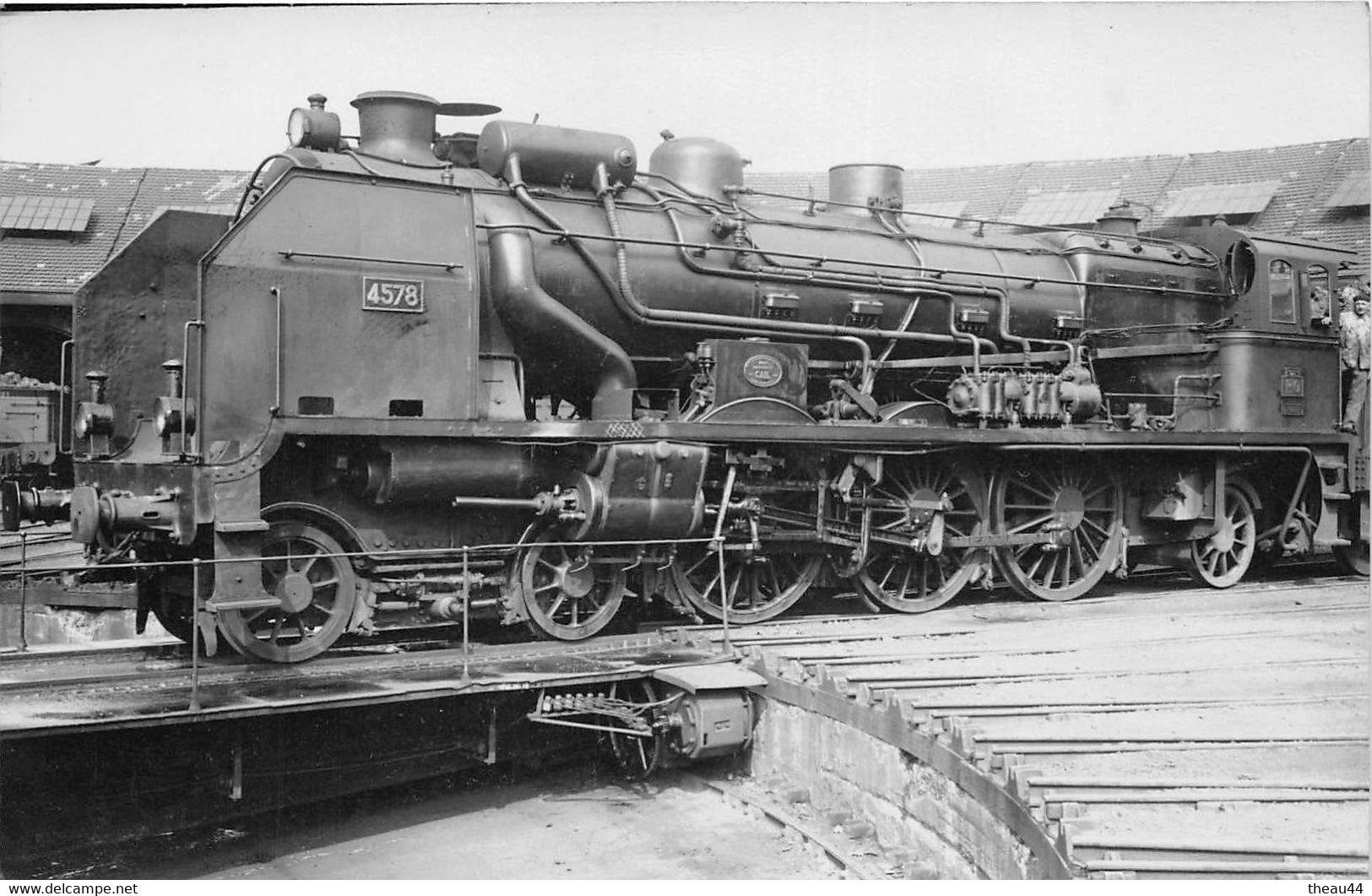 ¤¤  -    Carte-Photo D'une Locomotive Du PO N° " 4578 "  -   Chemin De Fer  -  Voir Description   -  ¤¤ - Trains