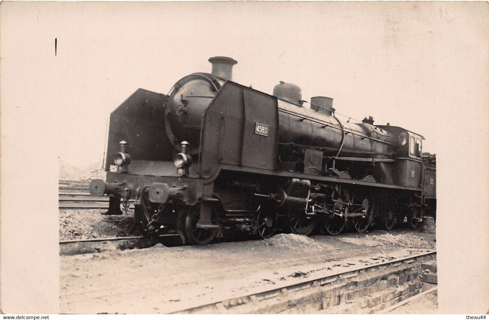 ¤¤  -    Carte-Photo D'une Locomotive Du PO N° " 4583 "  -   Chemin De Fer  -  Voir Description   -  ¤¤ - Trains