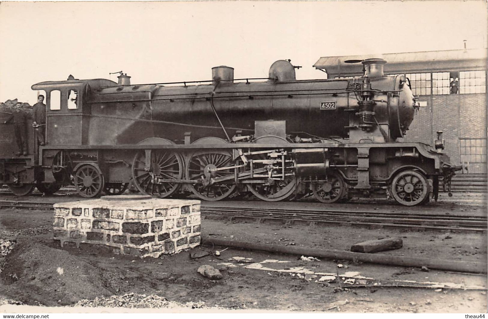 ¤¤  -    Carte-Photo D'une Locomotive  N° " 4502 "  -   Chemin De Fer  -  Voir Description   -  ¤¤ - Trains