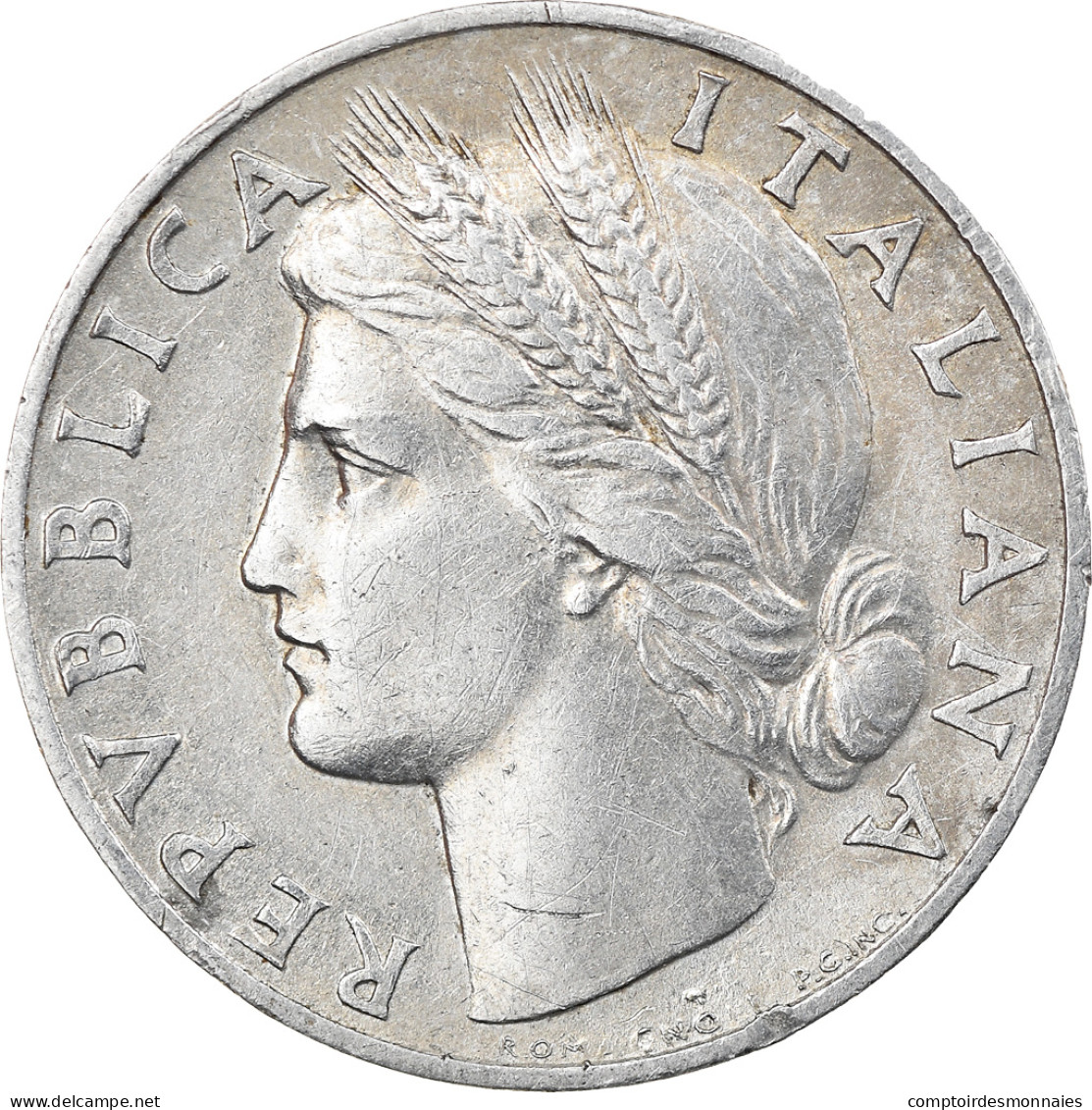 Monnaie, Italie, Lira, 1950, Rome, TTB, Aluminium, KM:87 - 1 Lira