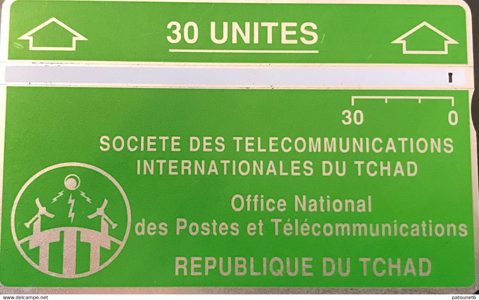 TCHAD  -  Phonecard  -  L&G  - 30 Unités -  Verte -  N° 908C - Tchad