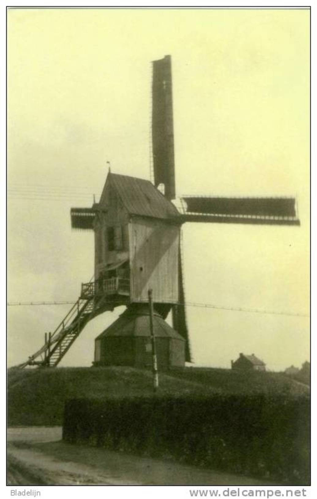 HEIST-OP-DEN-BERG (Antw.) - Molen/moulin - Maxikaart Van De Verdwenen Neermolen Of Berderenmolen - Heist-op-den-Berg
