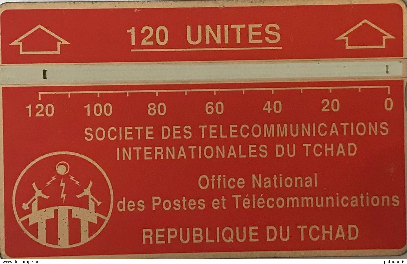 TCHAD  -  Phonecard  -  L&G  - 120 Unités  -  Rouge -  N° 506A - Tsjaad
