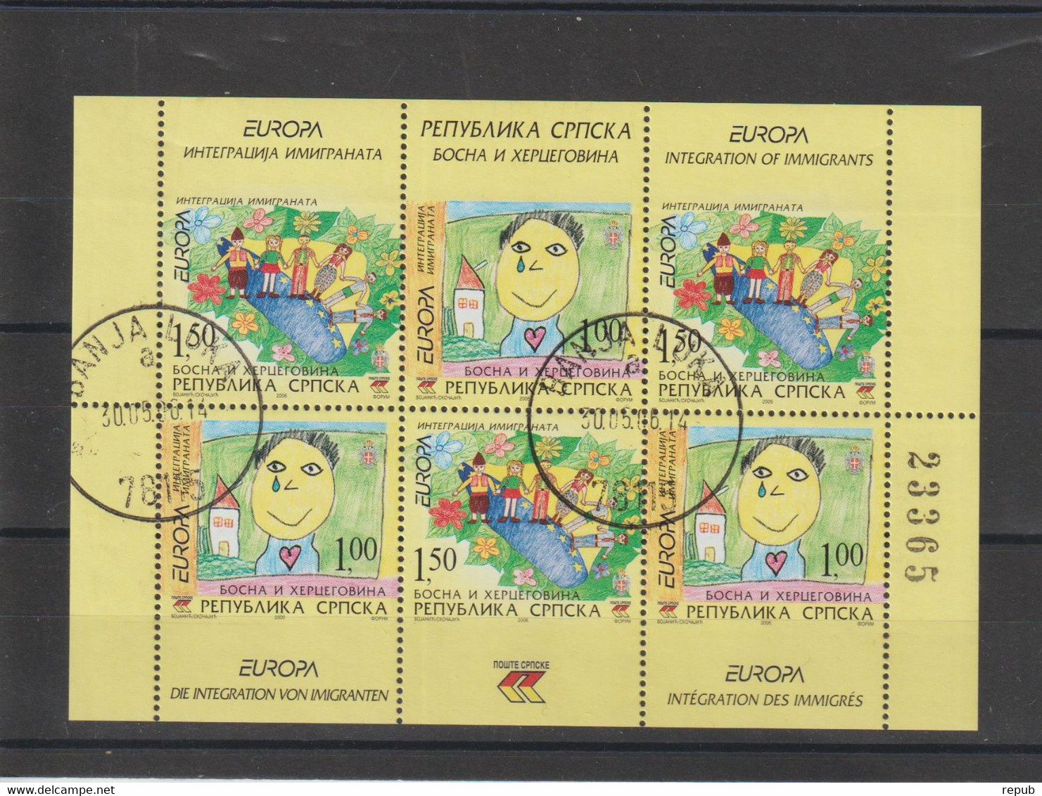 Europa 2006 Bosnie Herzegovine Rép Serbe De Bosnie 345-346 Oblit. Used - 2006