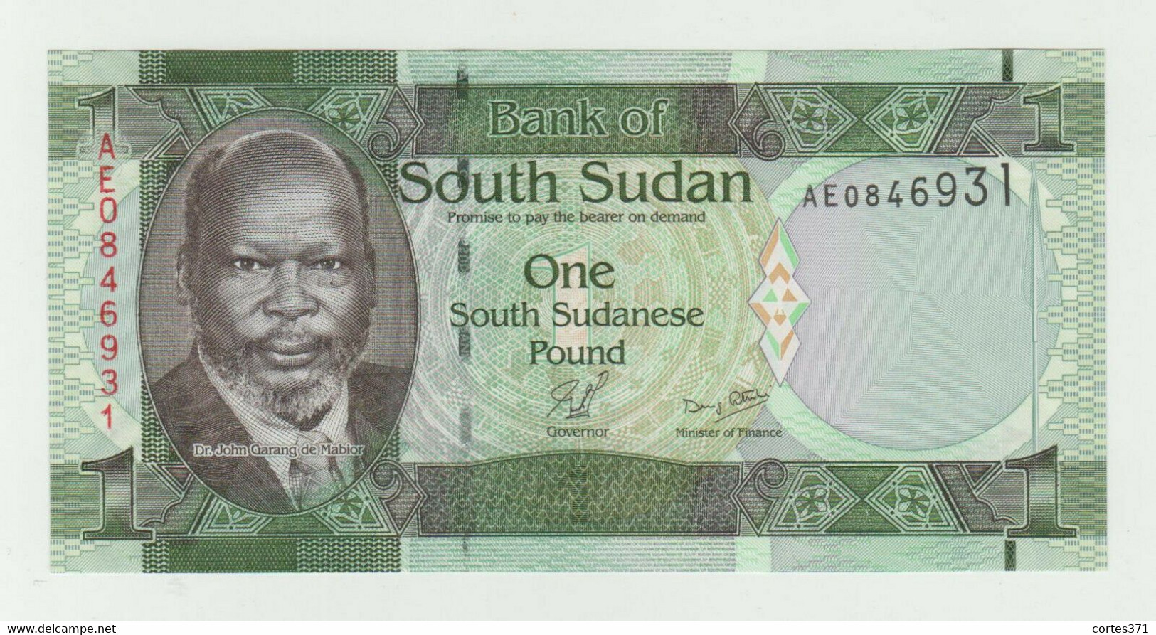 South Sudan 1 Pound 2011 P-5 UNC - Zuid-Soedan