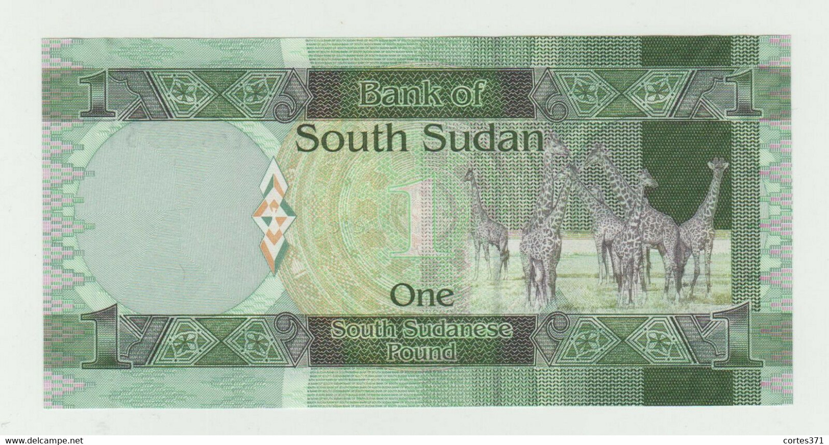 South Sudan 1 Pound 2011 P-5 UNC - Sudán Del Sur