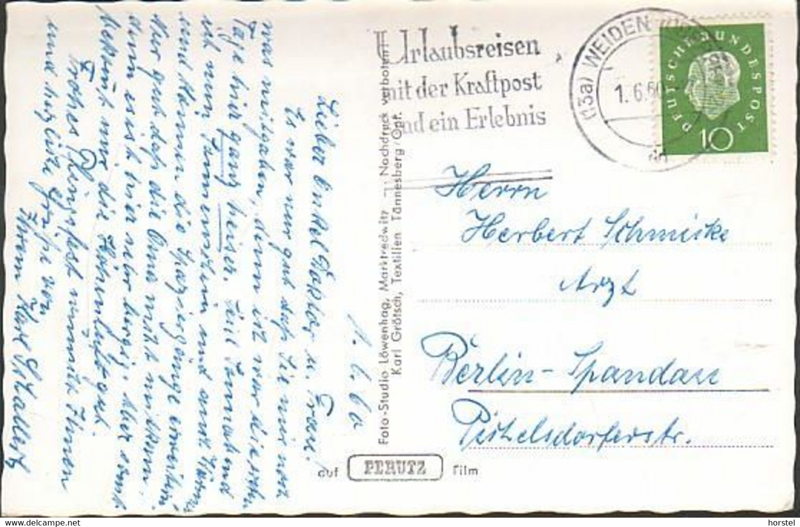 D-92723 Tännesberg - Oberpfalz - Alte Ansicht - Nice Stamp (1960) - Weiden I. D. Oberpfalz