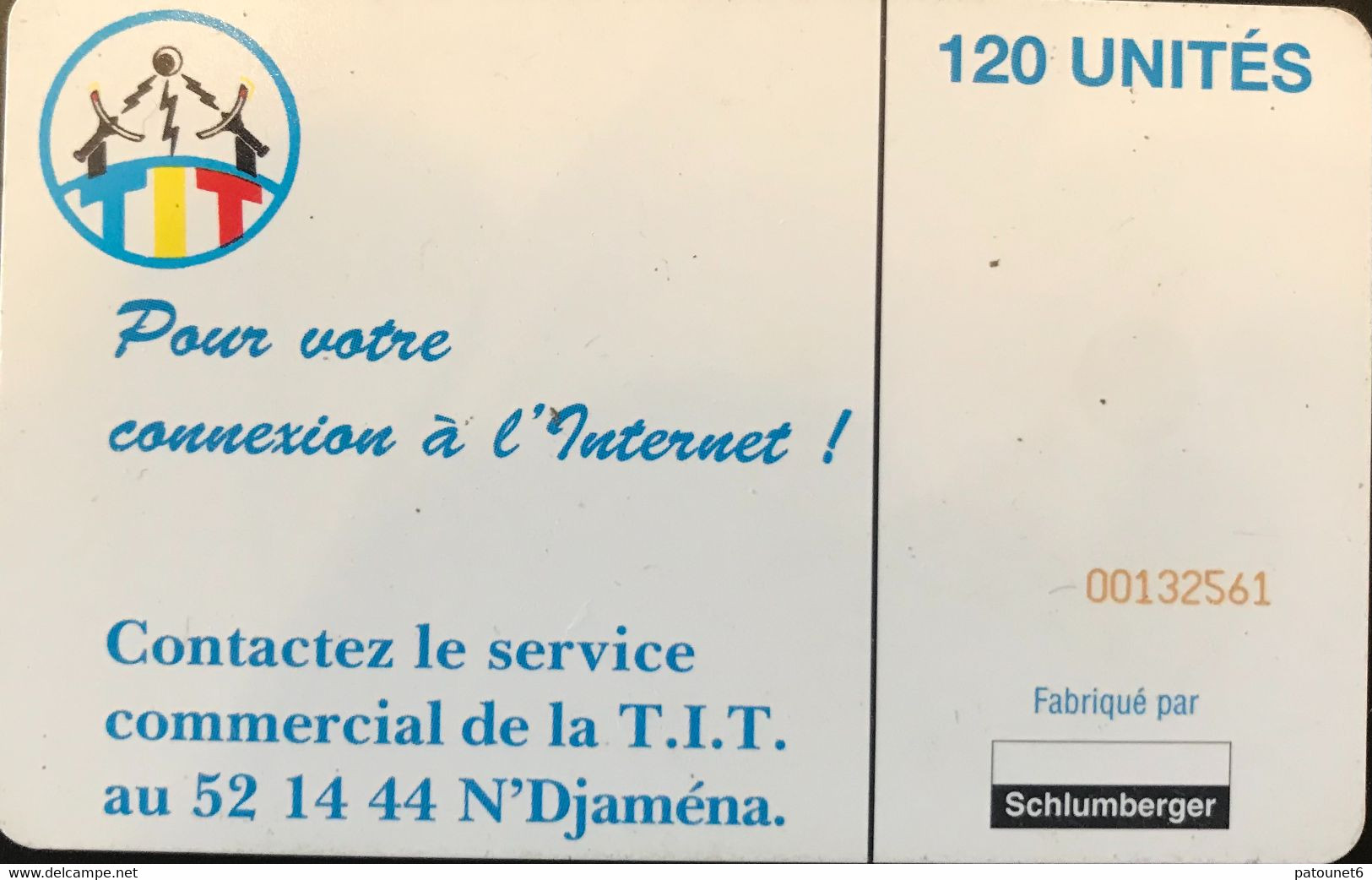 TCHAD  -  Phonecard  -  TIT  -  120 Unités - Tchad