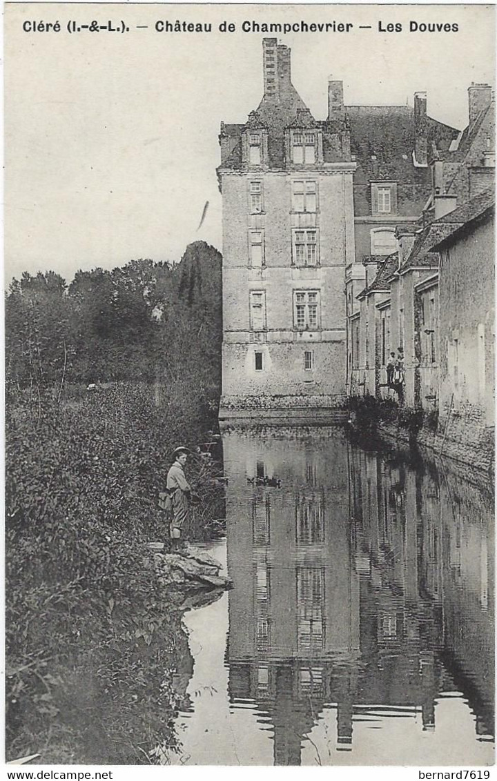 37   Clere Les Pins   - Chateau De Champchevrier -  Les Douves - Cléré-les-Pins