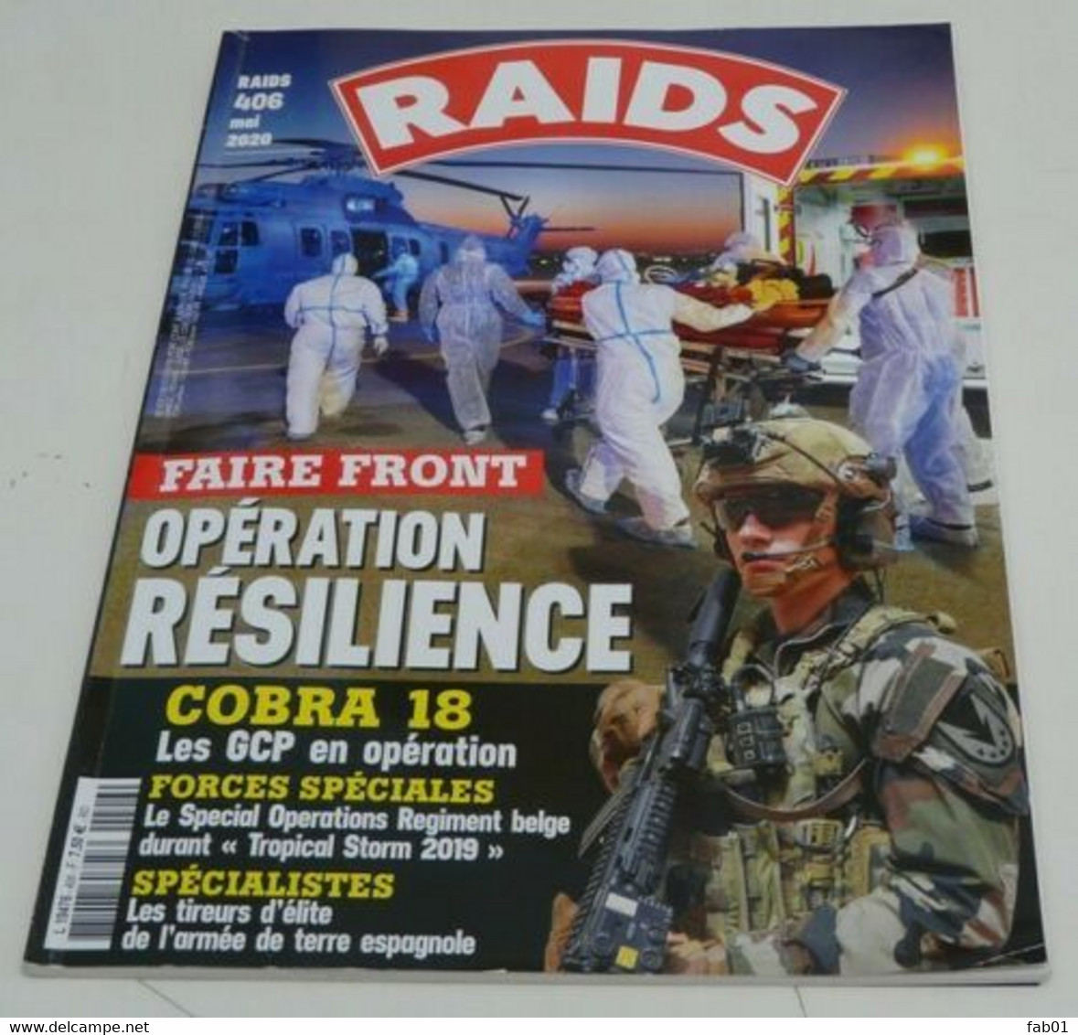 Raids 406,envoi Offert. (GCP,COBRA 18 -FS Belges -Sniper Espagnol -opération Résilience) - Other & Unclassified