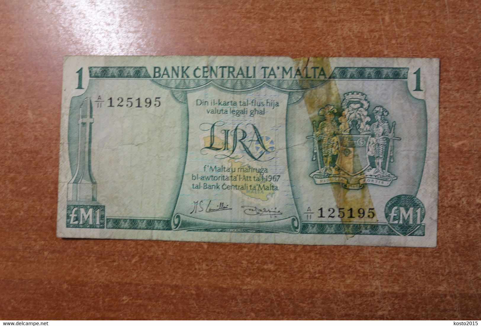 Malta 1 Lira 1967 RK - Malta