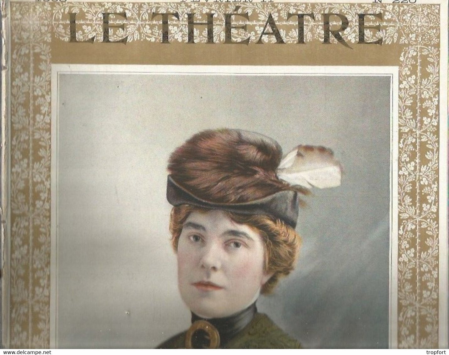 Old Newspaper Theater Teatro 1908 Théatre N°220 Demiramont DESPRES Sherlock Holmes BERTON THOMASSIN Geffroy - Autores Franceses