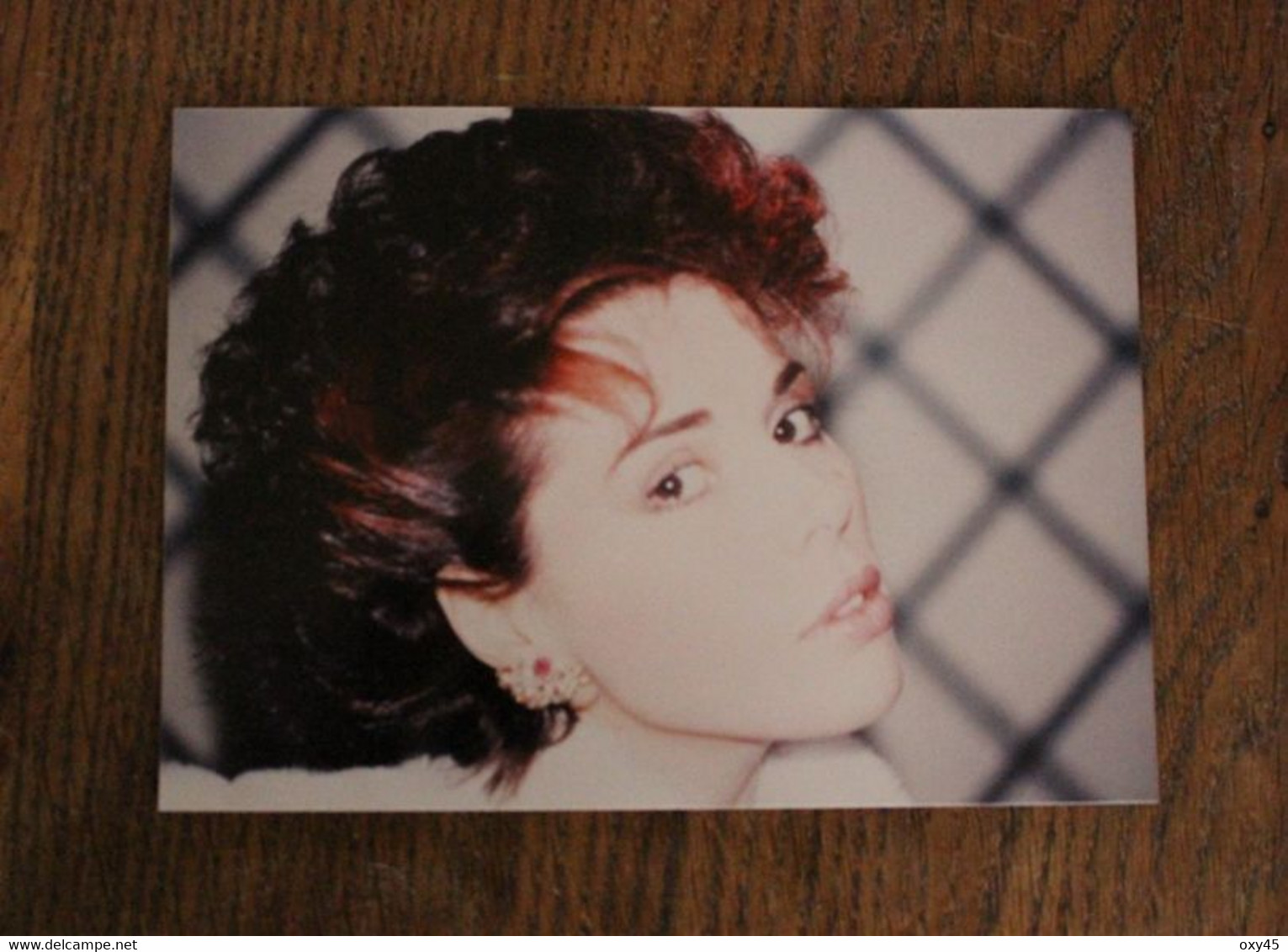 Plaquette Pochette Artiste Polydor Affiche Disque Vinyle 45T Lisa Sylvie Bellec Il était Une Fois L'amour 1983 - Affiches & Posters