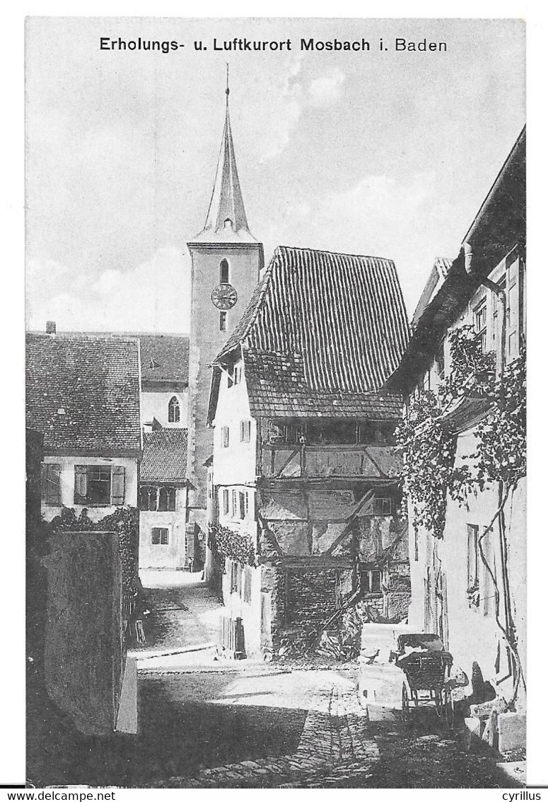 MOSBACH I. BADEN - ERHOLUNGS U.LUFTKURORT - Mosbach