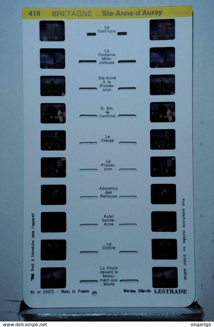 LESTRADE :    418   BRETAGNE  :  STE-ANNE-D'AURAY - Visionneuses Stéréoscopiques