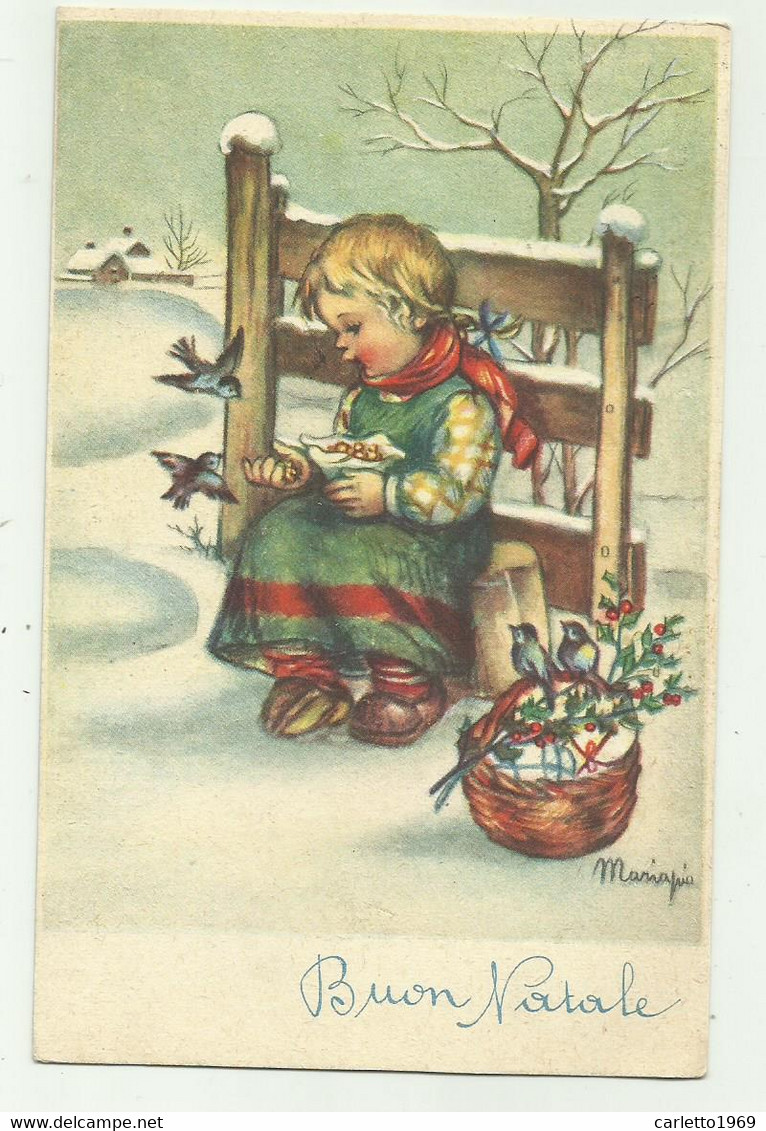 BUON NATALE ILLUSTRATA MARIAPIA - FP - Altri & Non Classificati