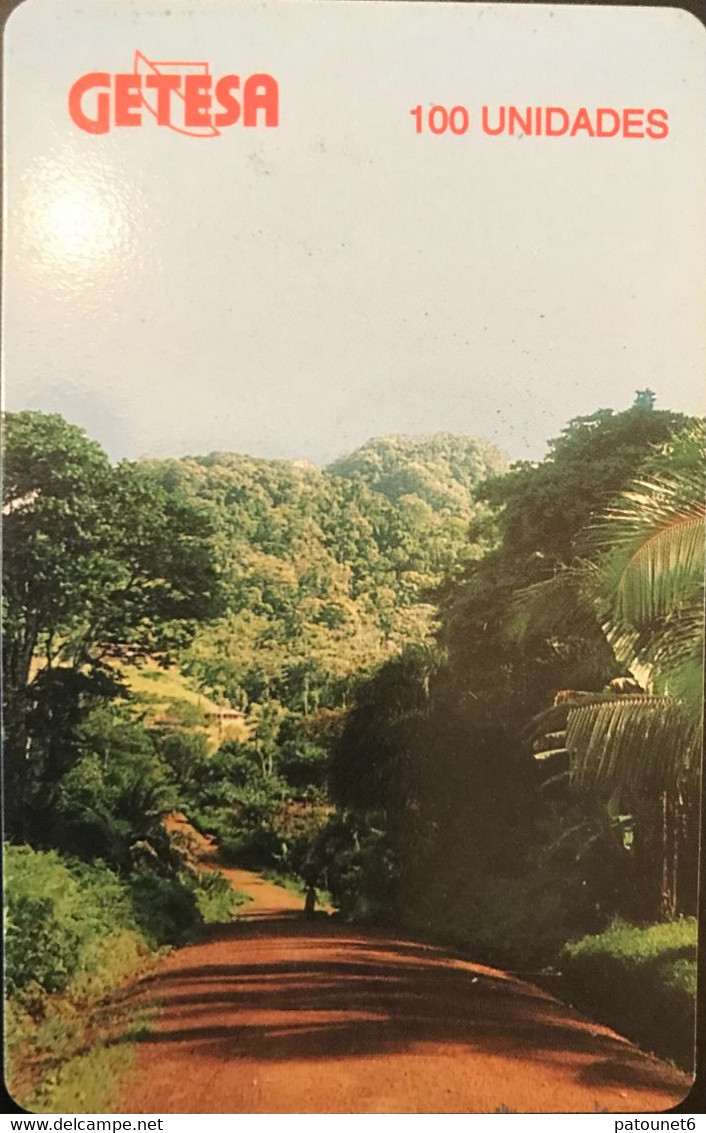 GUINEE-EQUATORIALE  -  Phonecard  -  GETESA  -  100 Unités  - SC7 - Equatorial Guinea