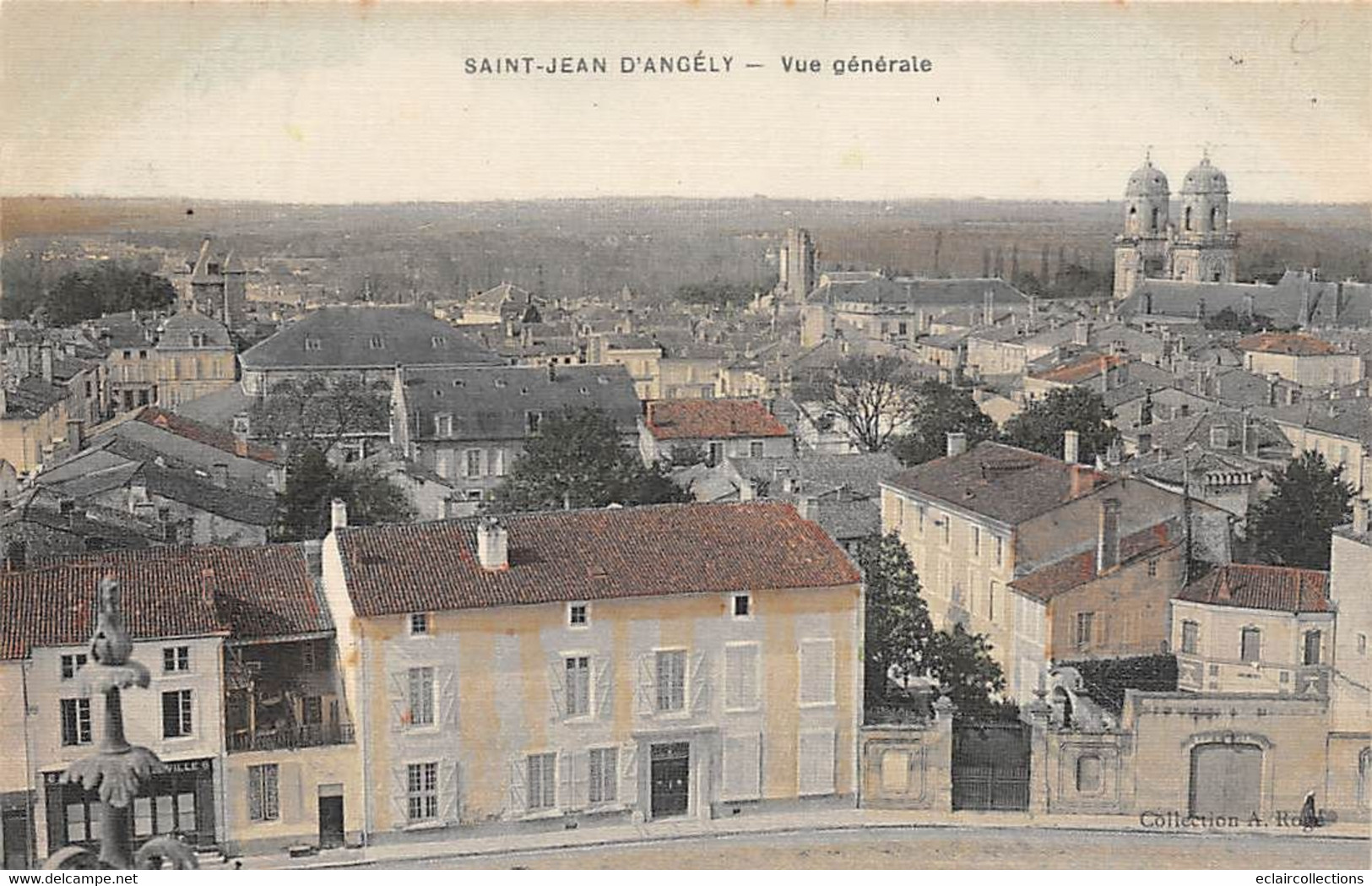 Saint Jean D'Angély           17       Vue Générale  Couleur   -  2 -    (voir Scan) - Saint-Jean-d'Angely