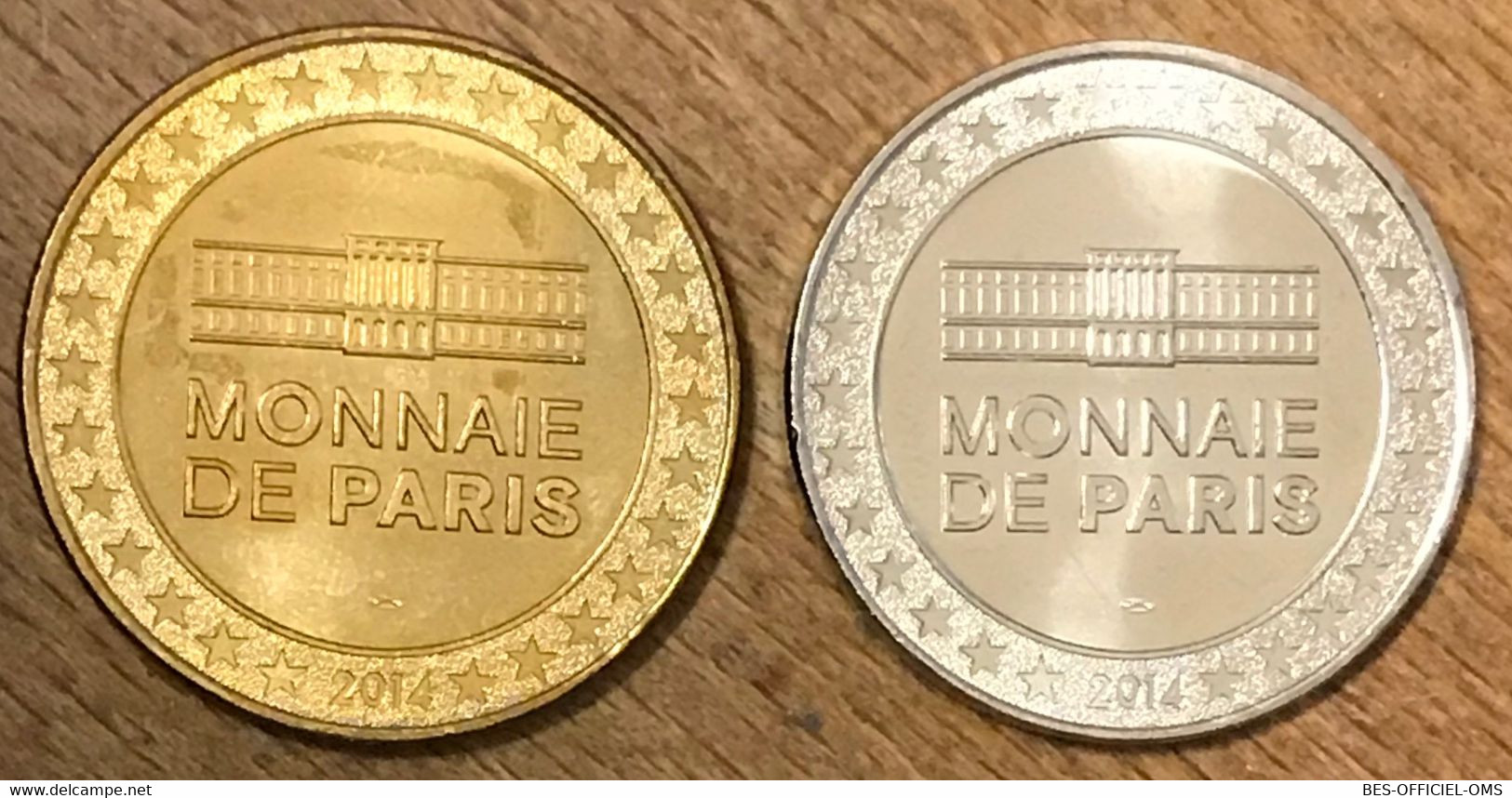 75006 MONNAIE DE PARIS 2014 NG ET CN MÉDAILLE SOUVENIR MONNAIE DE PARIS JETON TOURISTIQUE MEDALS COINS TOKENS - 2014