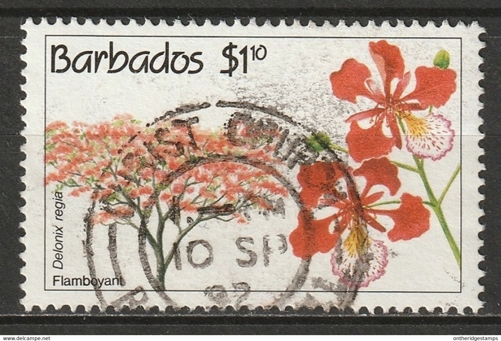 Barbados 1992 Sc 825  Used - Barbades (1966-...)