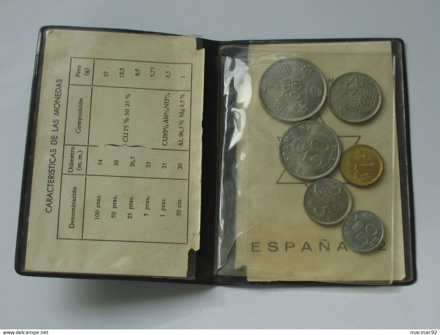 Espagne - Pochette De 6 Monnaies MUNDIAL ESPANA'82    **** EN ACHAT IMMEDIAT **** - Sammlungen