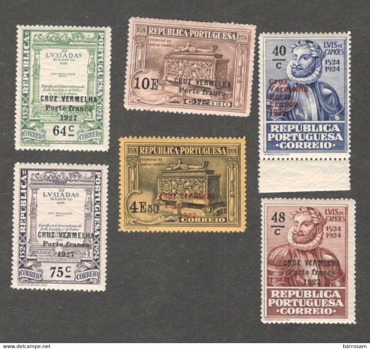 PORTUGAL......1935:(RED CROSS) Scott IS60-65 Mnh** Full,original Gum - Sonstige & Ohne Zuordnung