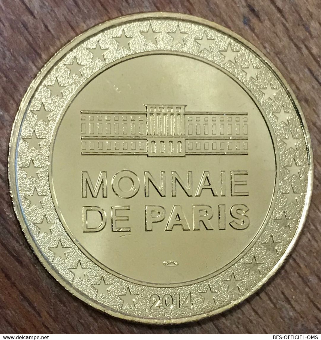 75006 PARIS EXPO KERSTIN BRÄTSCH KAYA AQUITAINE 2014 MDP MÉDAILLE MONNAIE DE PARIS JETON TOURISTIQUE MEDALS COINS TOKENS - 2014