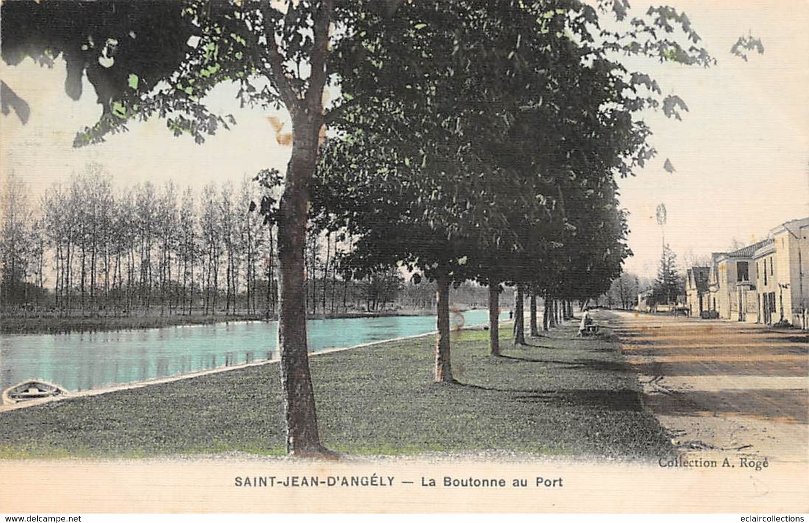 Saint Jean D'Angély           17        La Boutonne Au Port     Colorisée   (voir Scan) - Saint-Jean-d'Angely